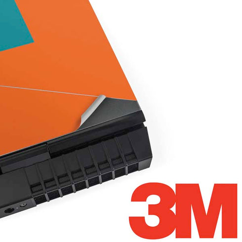NFL Miami Dolphins Orange Performance Series Dell Alienware Skin